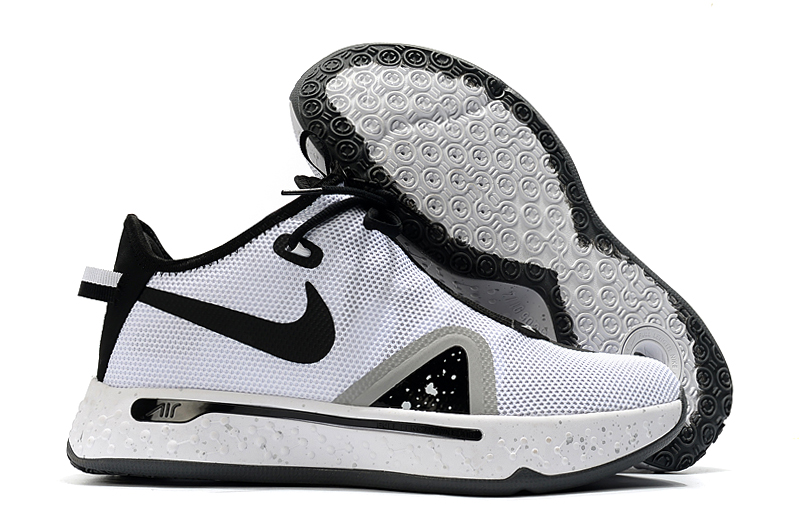 Nike PG 4 White Black Grey Shoes